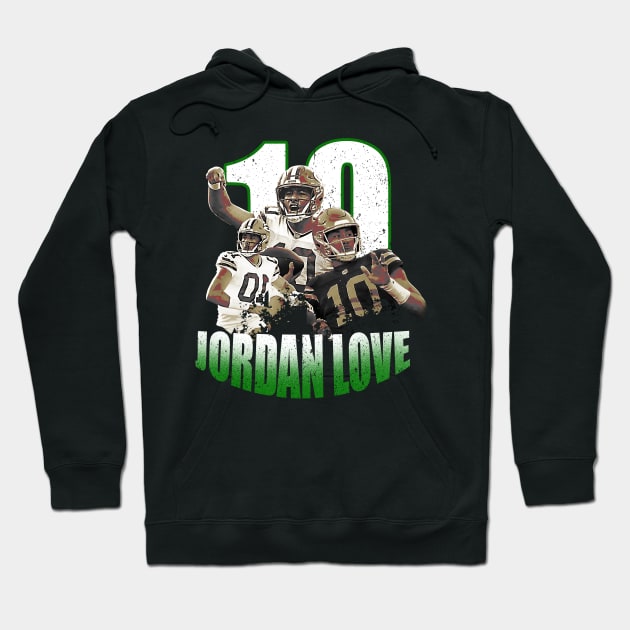 jordan love bootlegg vintage t shirt Hoodie by jerrysanji